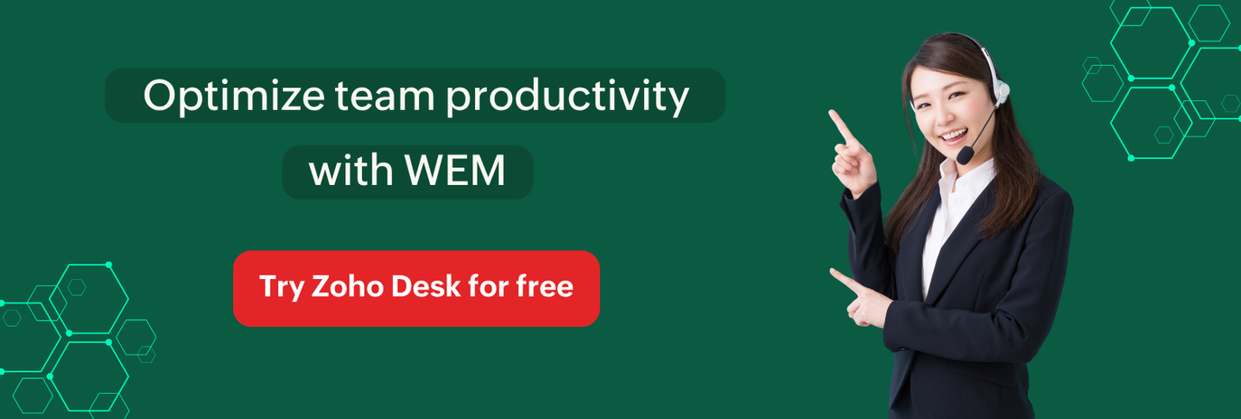 Try Zoho Desk Banner